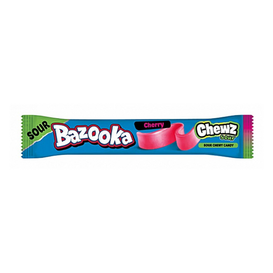 Bazooka Chewz Sour Bar Cherry 14g