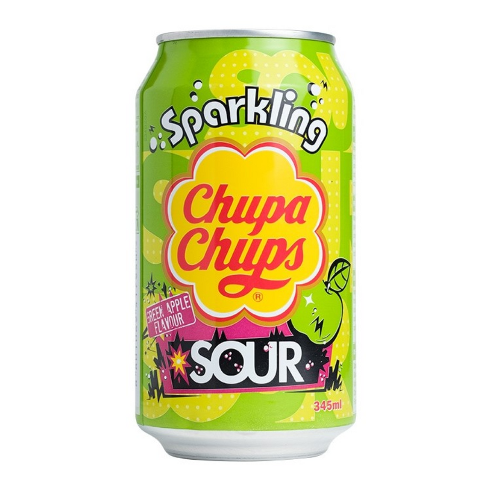 Chupa Chups Sour Green Apple Flavour 345ml
