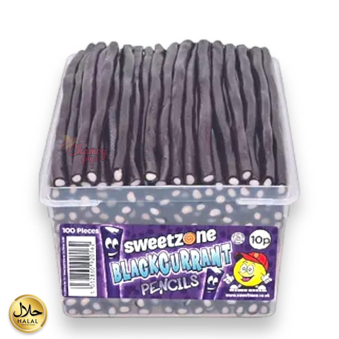Sweetzone Blackcurrant Pencils 100 pcs