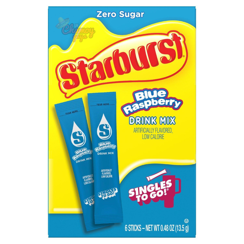 Starburst Singles To Go Drink Mix Sachets Blue Raspberry