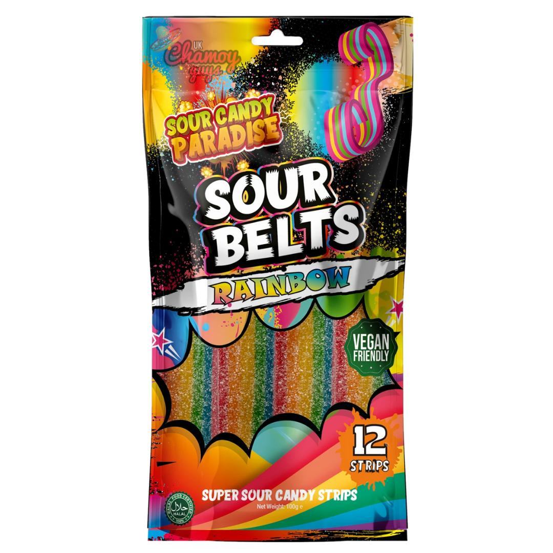 Sour Candy Paradise Sour Belts Rainbow