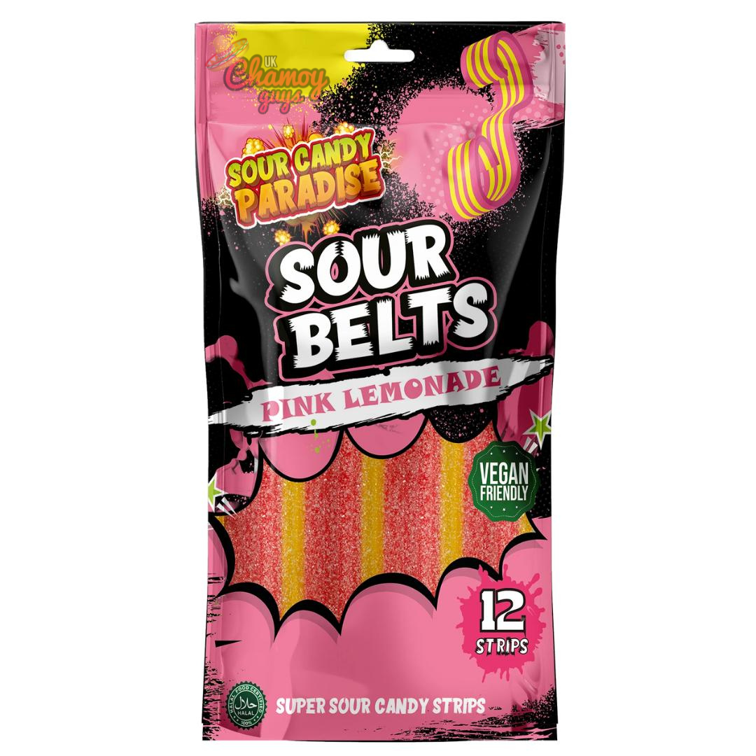 Sour Candy Paradise Sour Belts Pink Lemonade