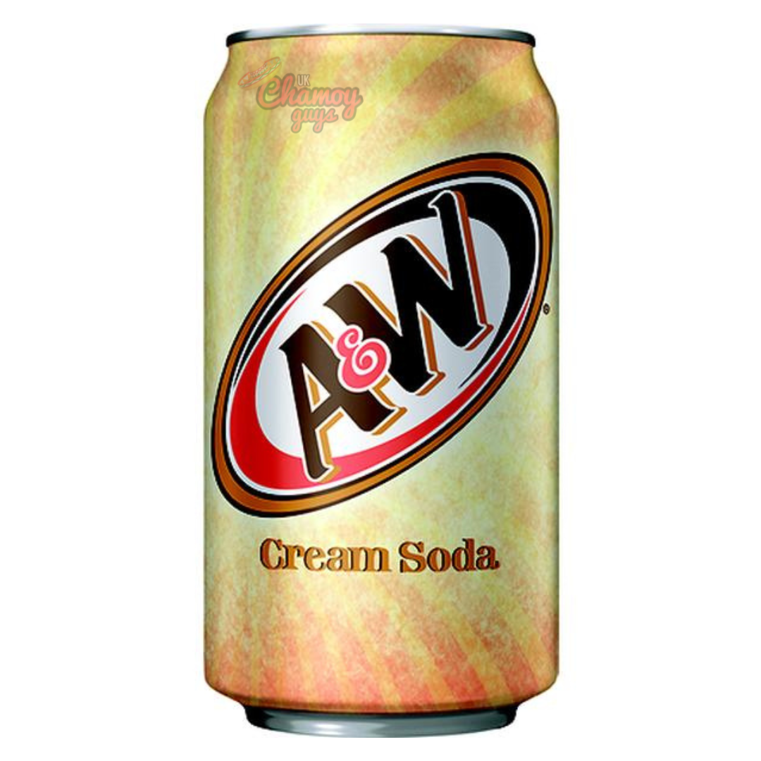 A&W Cream Soda Cans USA 12oz