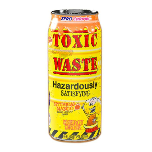 Toxic Waste Mythical Mango Energy Drink 473ml (Past Dated)