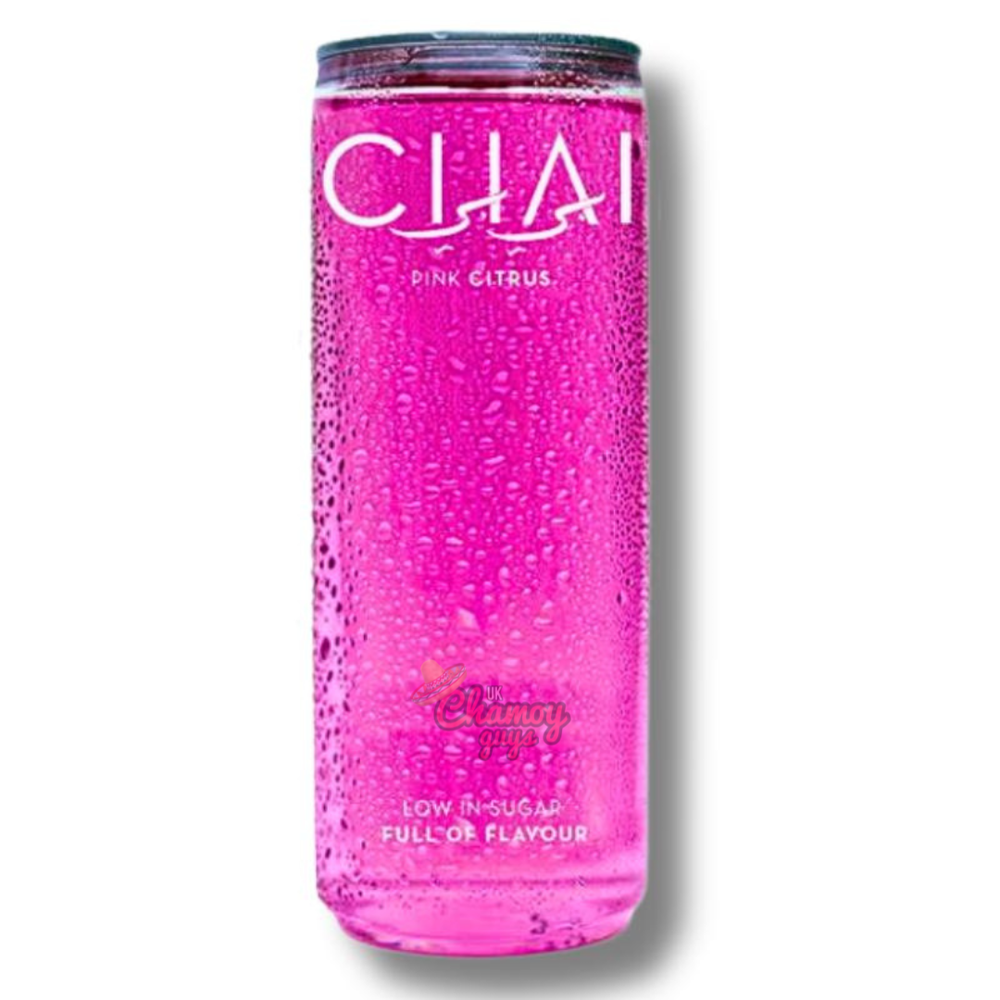 Chaibibi Drink Pink Bubble Gum Flavour 330ml (Past Dated)
