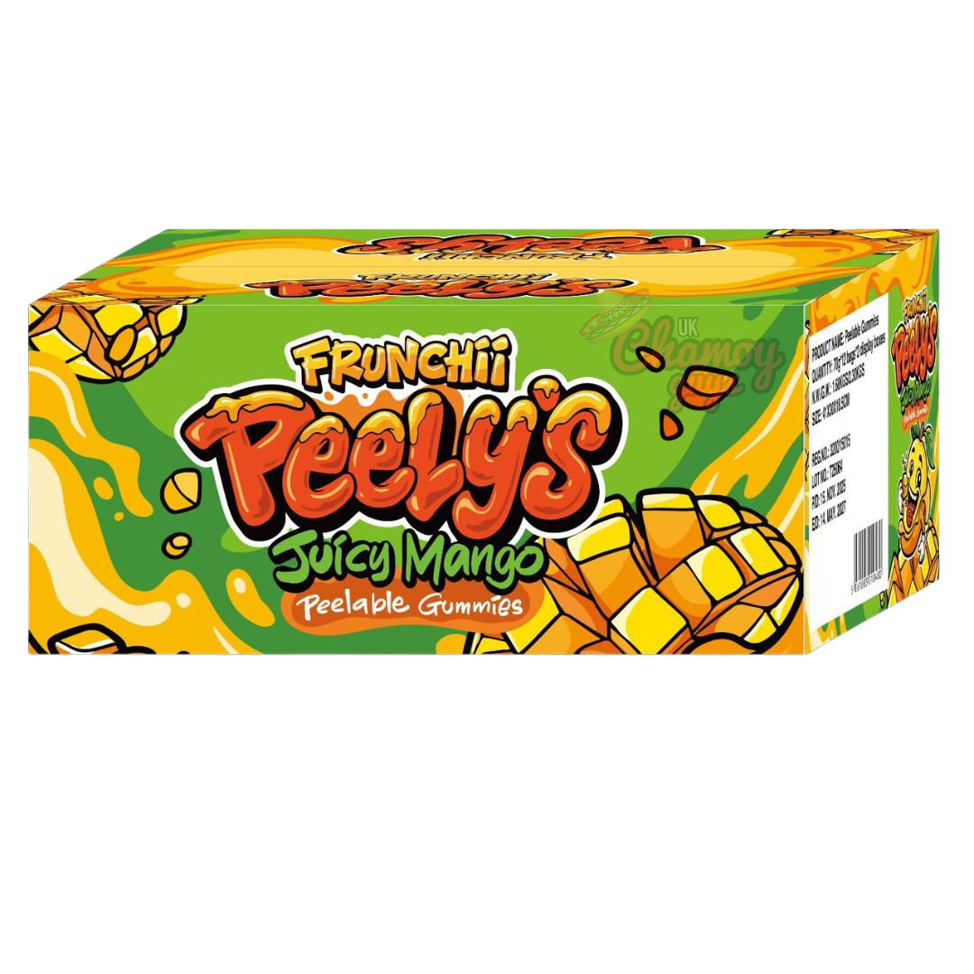 Frunchii Peely’s Juicy Mango Peelable Gummies – Full Box