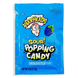 Warheads Sour Popping Candy Trio – Blue Raspberry, Green Apple & Watermelon × 20