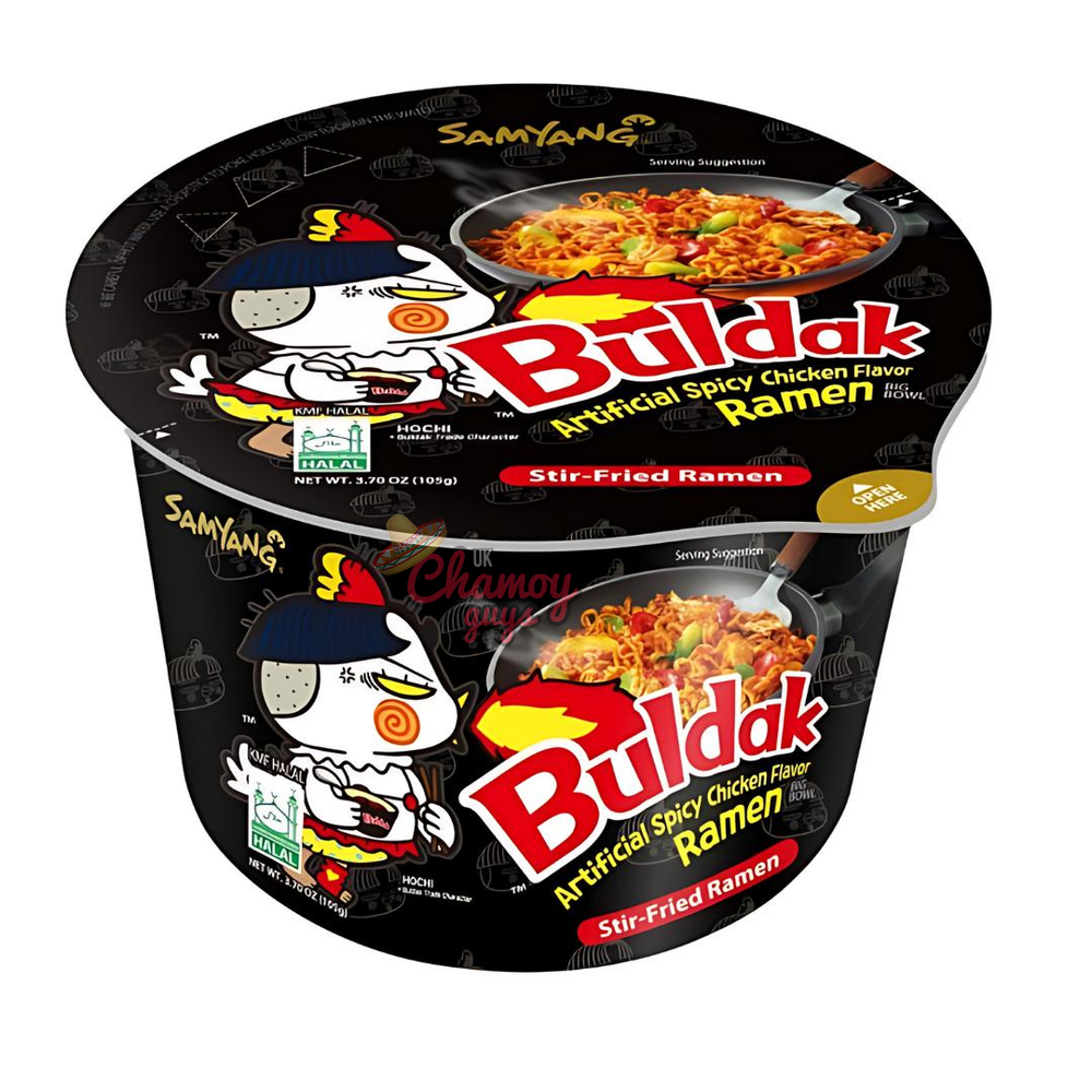 Samyang Buldak Hot Chicken Ramen Big Bowl – Original Flavour (105g) (Past Dated)