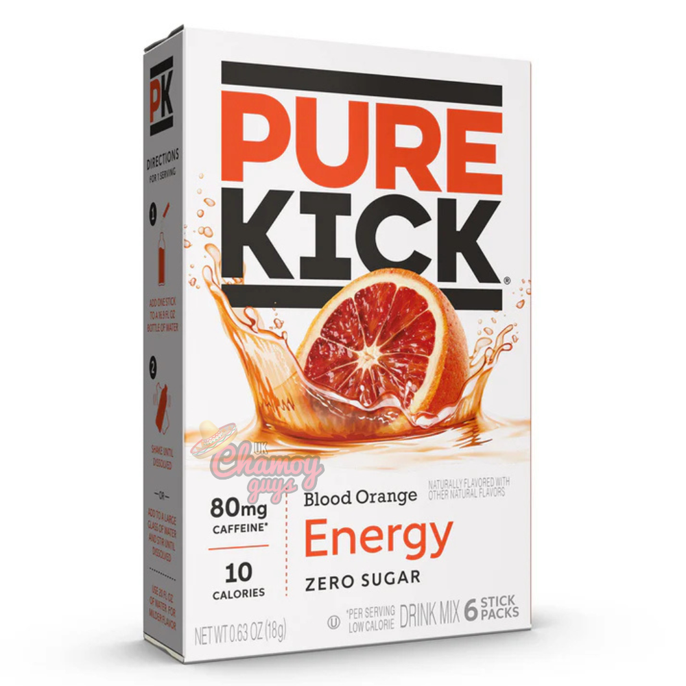 Pure Kick Energy Singles To Go – Blood Orange