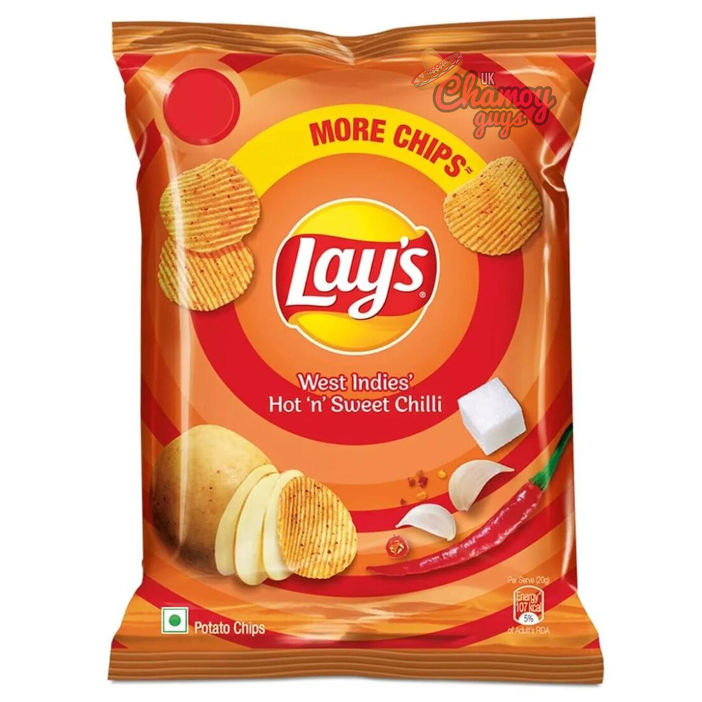 Lays West Indies Hot And Sweet Chilli Share Size pack 82g