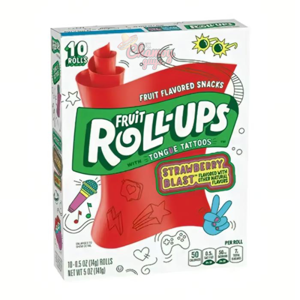 Betty Crocker Fruit Roll-ups Strawberry Blast 5oz (141g)