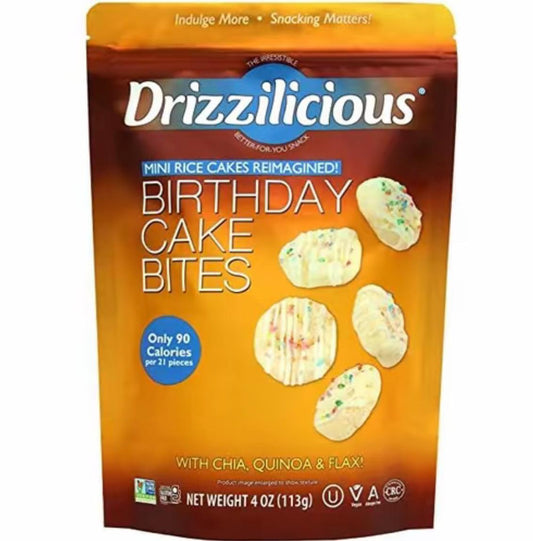 Drizzilicious Birthday Cake Bites