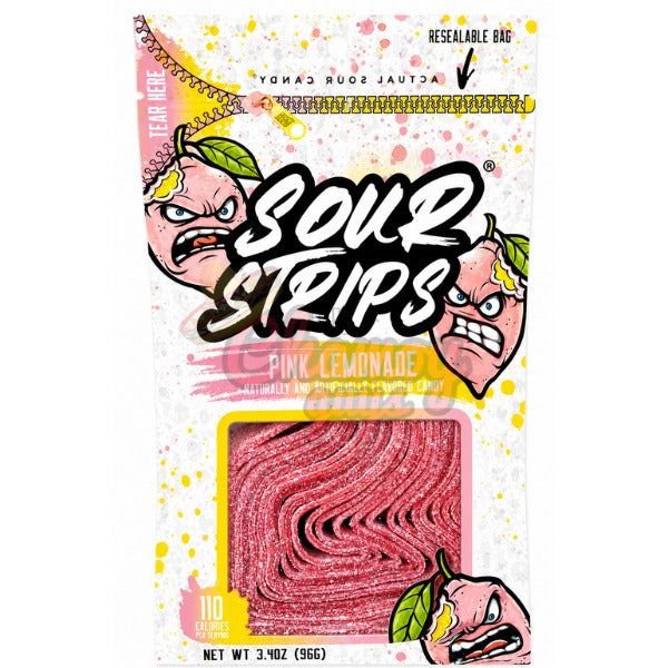 Sour Strips Pink Lemonade Candy - 96g