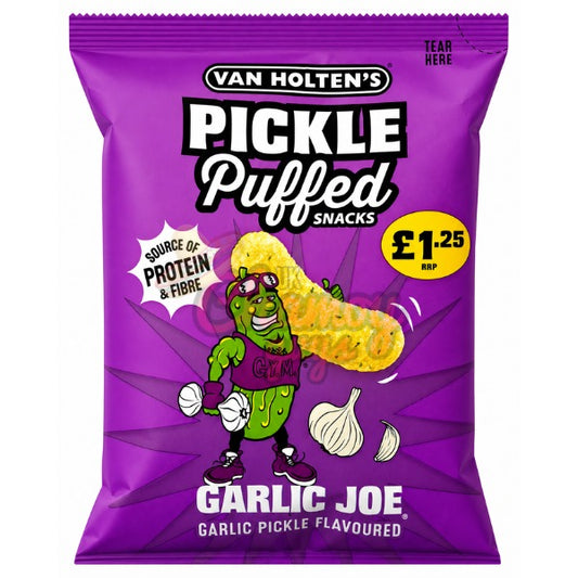 Van Holten's Garlic Joe Pickle Puffed Snacks