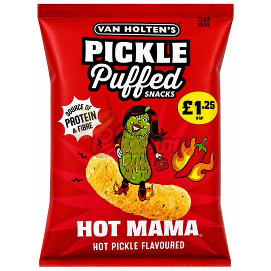 Van Holten's Hot Mama Hot Pickle Puffed Snacks