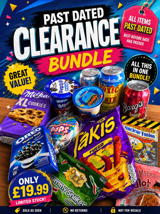 £19.99 Past Dated Clearance Snack Bundle – Exact Items Included