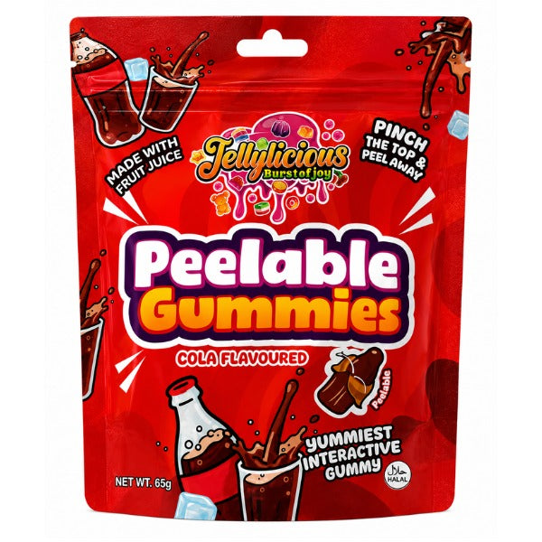 Jellylicious Peelable Gummies – Cola Flavour