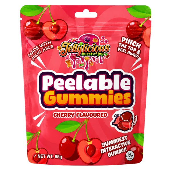 Jellylicious Peelable Gummies – Cherry Flavour