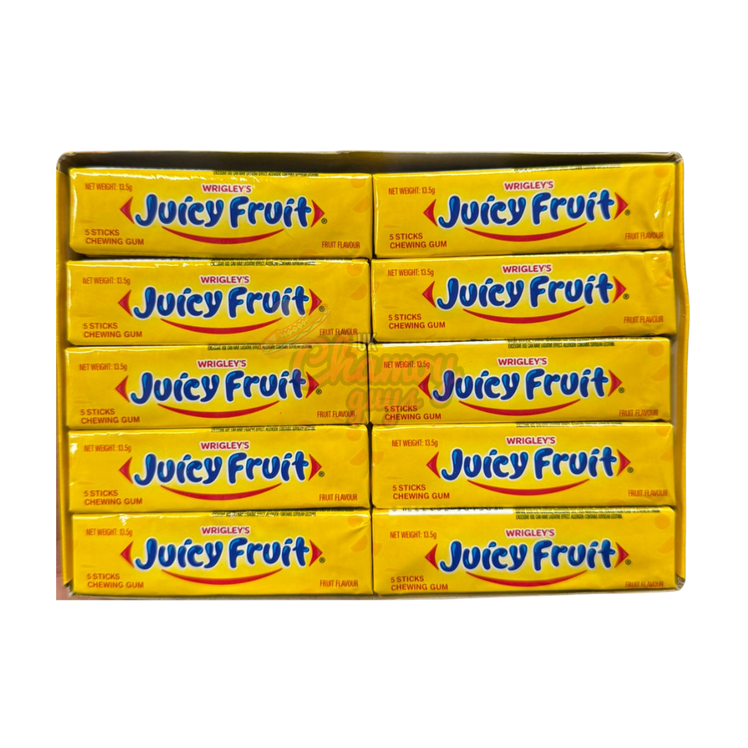 Wrigley’s Juicy Fruit Chewing Gum Pack (13.5g x 20)