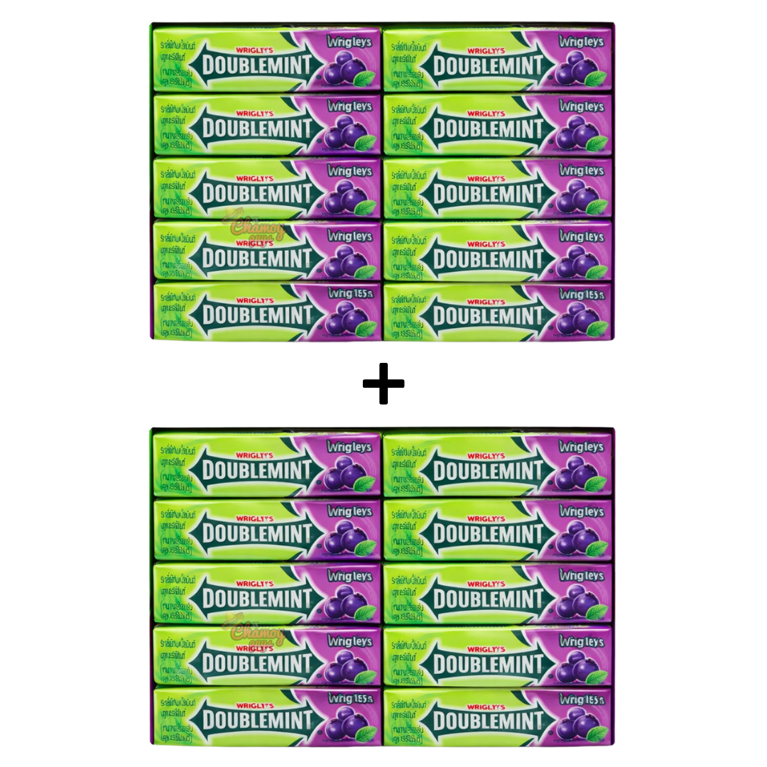 Wrigley's Doublemint Blueberry Black Currant Chewing Gum | 2 for £20