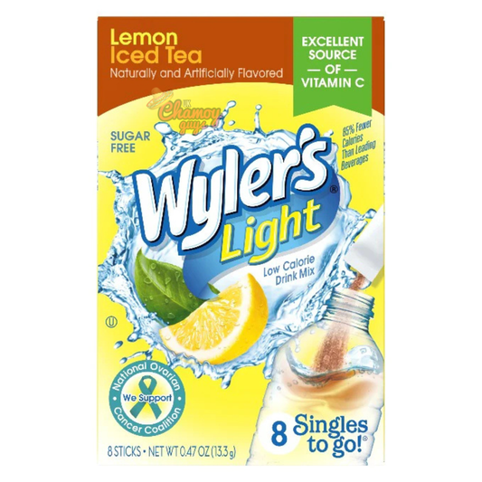 Wyler’s Light Lemon Iced Tea Sugar-Free Singles To Go Drink Mix