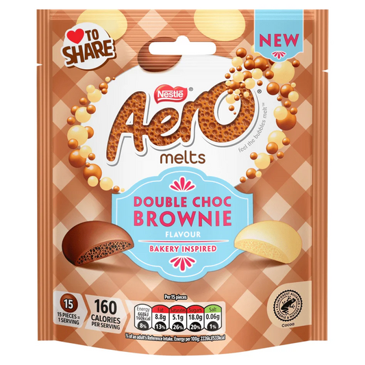 Aero Melts Double Chocolate Brownie