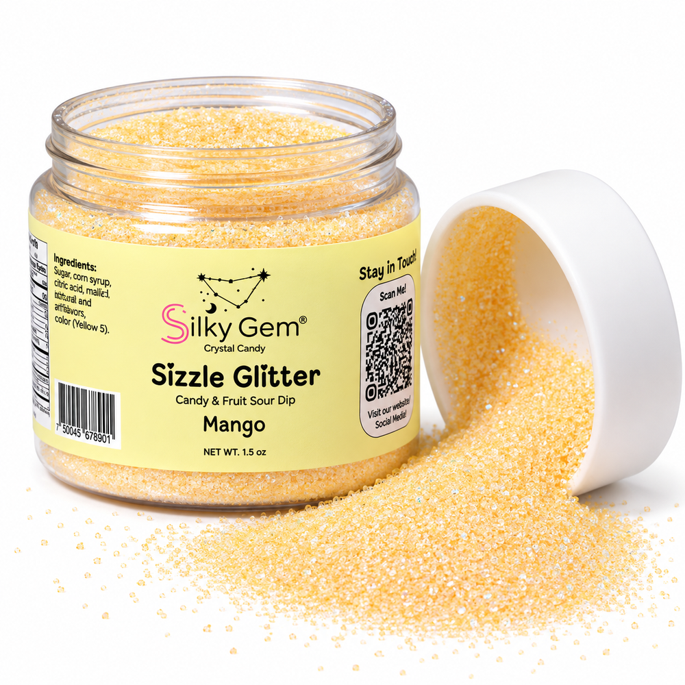 Silky Gem Sour Sizzle Glitter 1.5oz - Mango