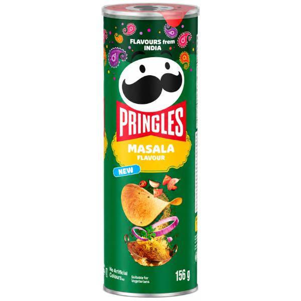 Pringles Masala Flavour Crisps 156g | Halal Snacks UK