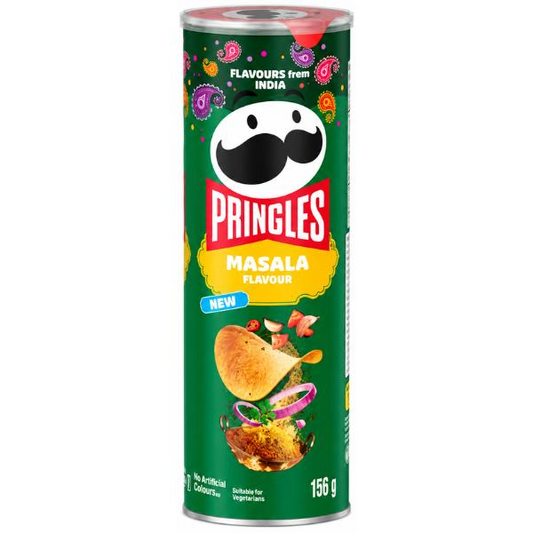 Pringles Masala Flavour Crisps 156g | Halal Snacks UK