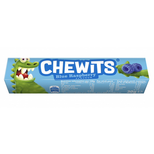 Chewits Blue Raspberry Chewy Sweets 30g