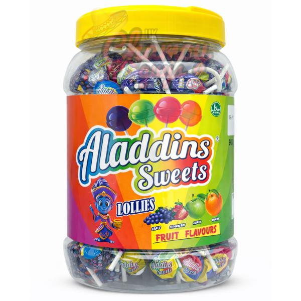Aladdin’s Super Pops Assorted Lollies 1020g