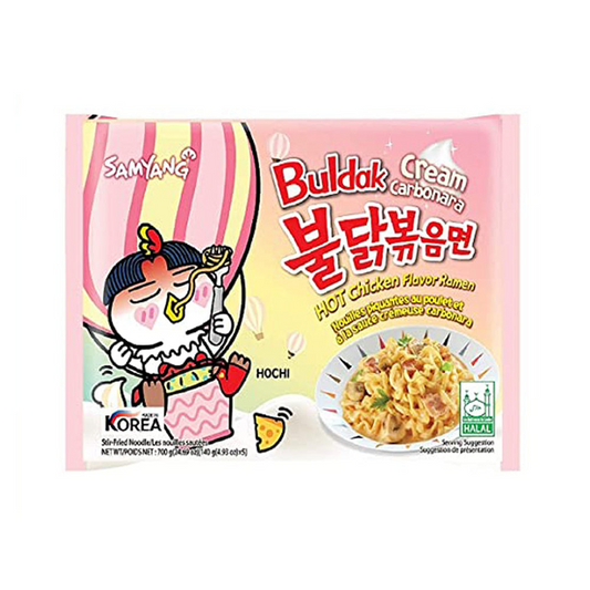 Samyang Creamy Carbonara Hot Chicken Spicy Ramen Noodles