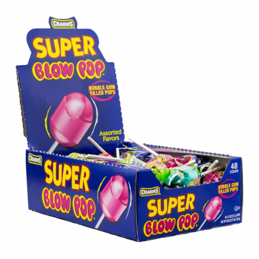 Charms Super Blow Pops Assorted 32g