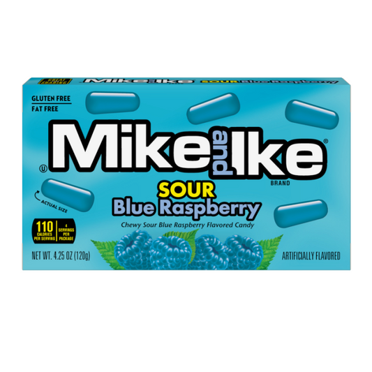 Mike & Ike Sour Blue Raspberry Theater Box 120g