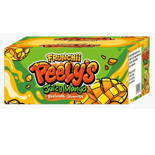 Frunchii Peely’s Juicy Mango Peelable Gummies – Full Box
