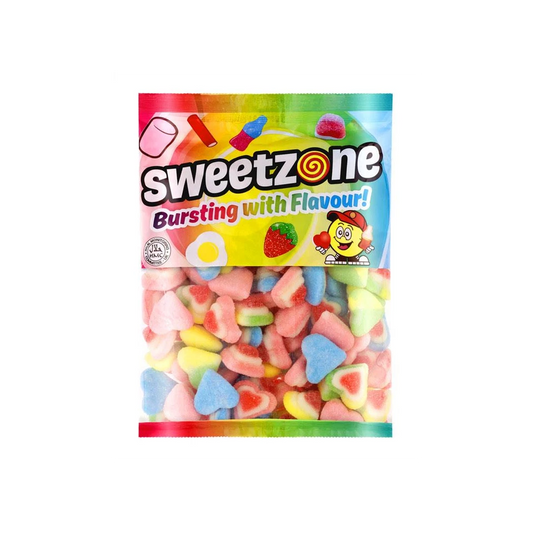 Sweetzone-Fizzy 3D Hearts 1kg Bag