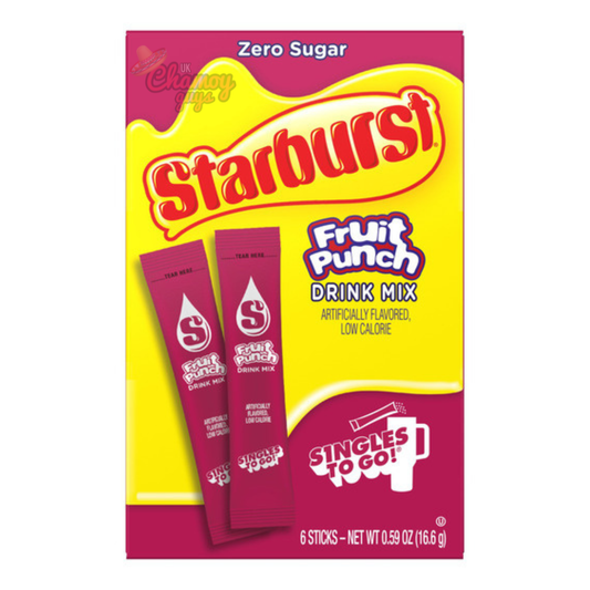 Starburst Fruit Punch Drink Mix Sachets