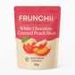 Freeze Dried White Chocolate Covered Peach - 50g