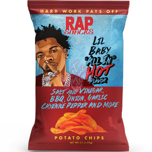 Rap Snacks Lil Baby "All In" Hot 71g