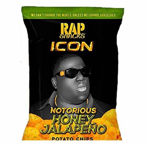 Rap Snacks - The Notorious B.I.G Honey Jalapeno Crisps - 71g